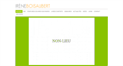 Desktop Screenshot of ireneboisaubert.com