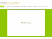 Tablet Screenshot of ireneboisaubert.com